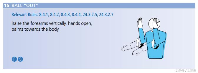 排球比赛裁判手势视频教学,排球裁判手势图片大全彩色打印