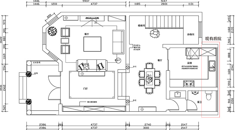 别墅背景墙手绘图,别墅手绘背景墙
