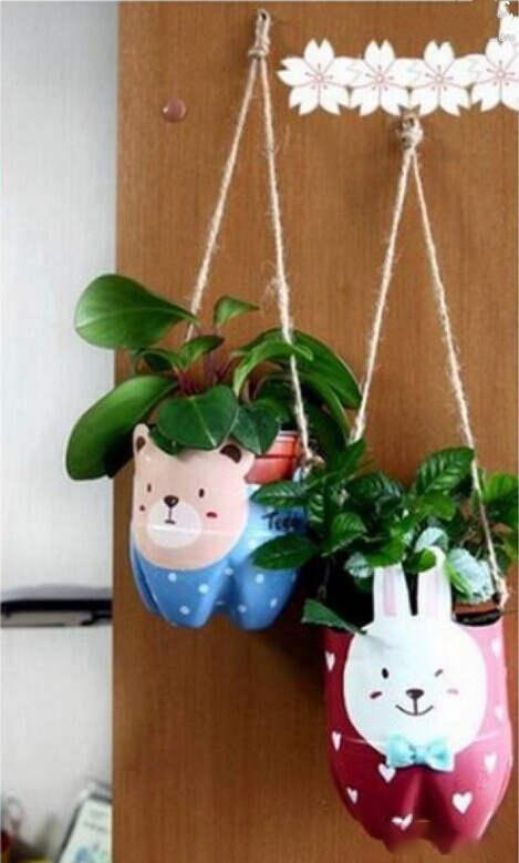 如何用塑料瓶做花盆图解,怎么用塑料瓶做花盆图解