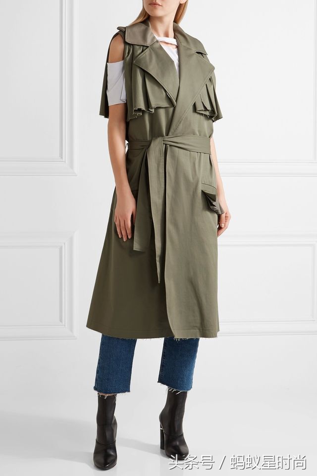 闭上眼也要买件风衣式马甲！