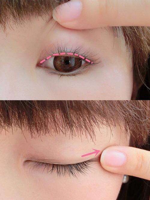 妆容中最重要的部位,妆容重点在睫毛