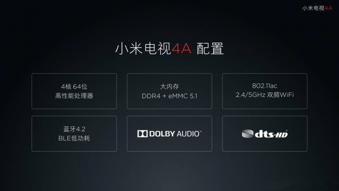 下半年小米新电视发布,小米电视4a55寸