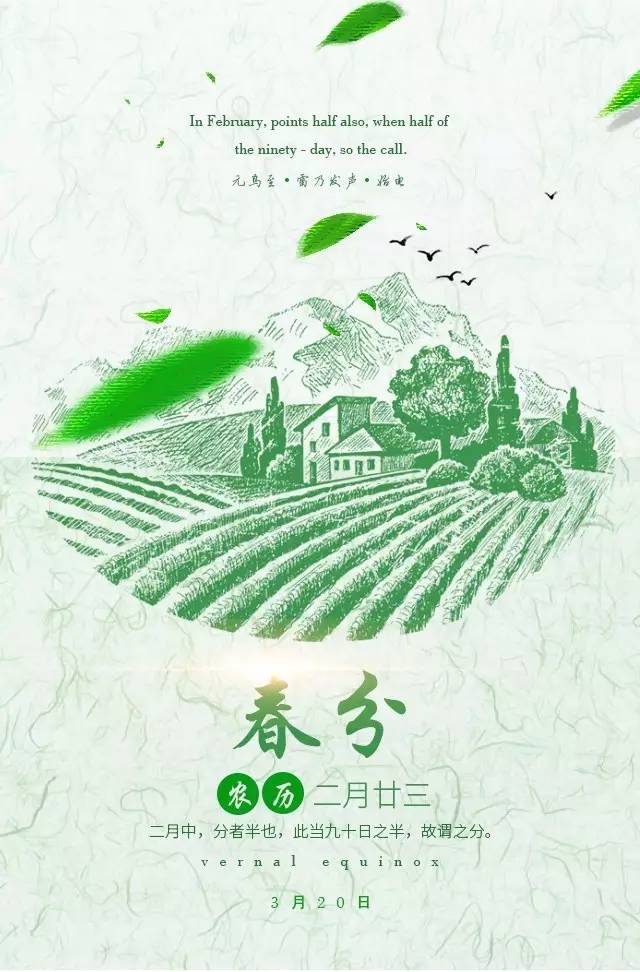 节气丨今日春分！春风十里的柔情！从*制抵**春困开始！