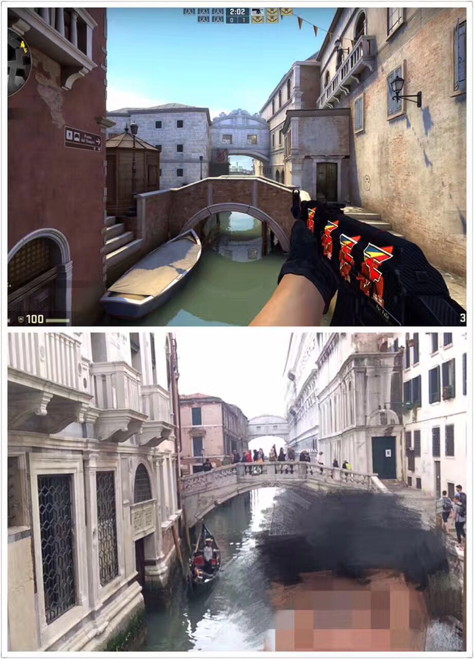 一开始以为csgo是个不要钱的游戏,csgo不正经的地图