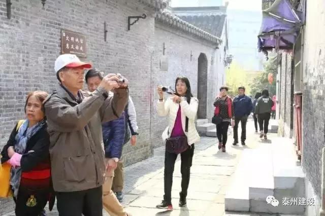 广东首次开往泰州的“花境”梦东南专列近600名游客畅游稻河湾