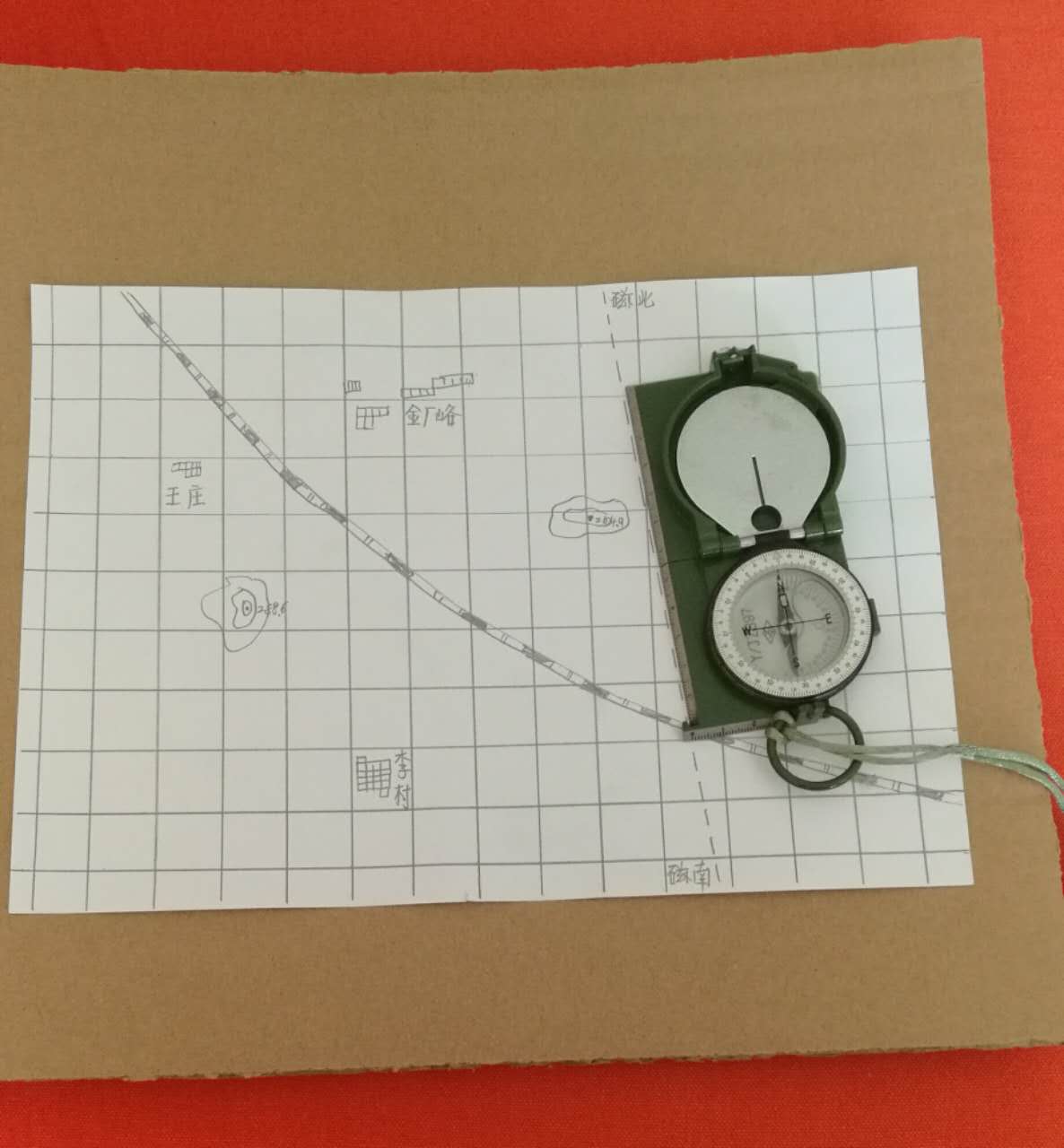 从军品店搞个指北针，学会咋用，咱们就可以玩解放军的按图行进了