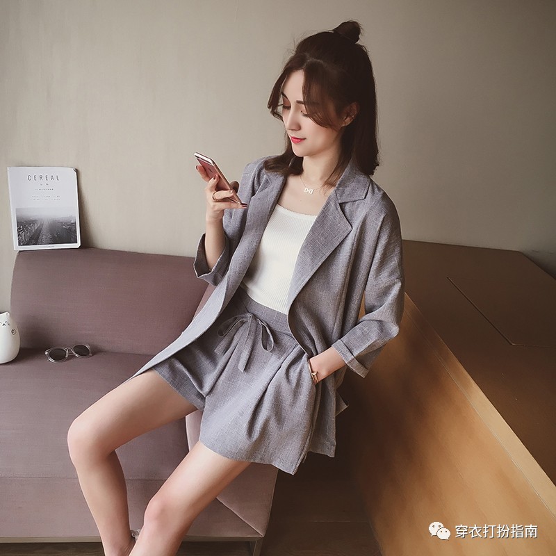 又酷又飒的穿搭套装,高品质爆款套装两个颜色穿搭分享