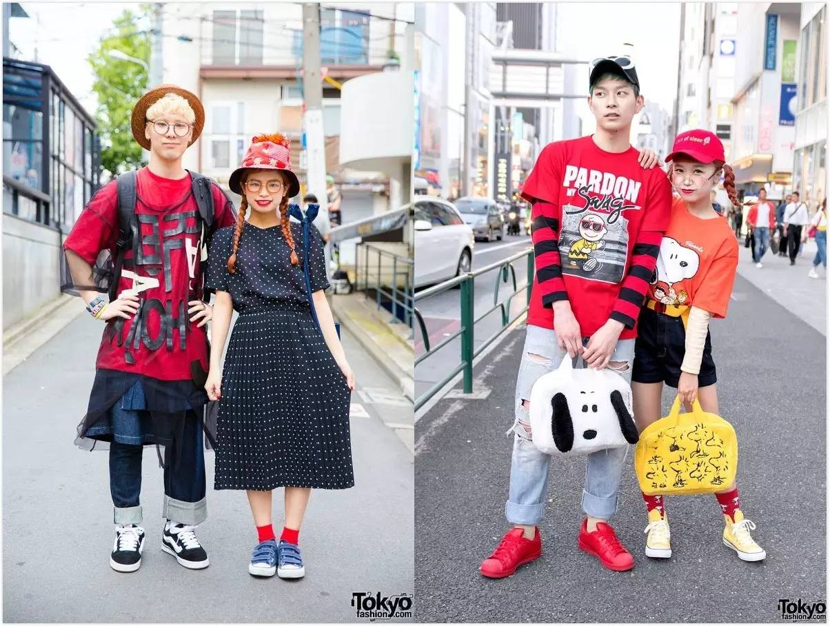 原宿街拍夏天穿什么,原宿潮酷穿搭