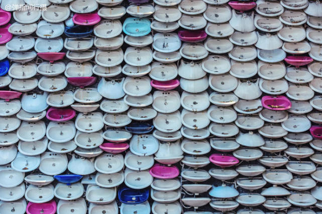 佛山石湾公园马桶瀑布,全球最大的人工马桶瀑布