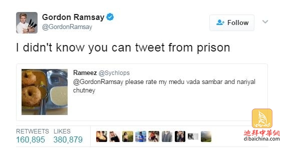 米其林厨师讽刺印度菜像牢饭迪拜印度餐厅表示不服