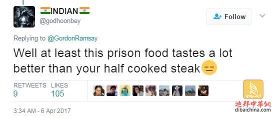 米其林厨师讽刺印度菜像牢饭迪拜印度餐厅表示不服