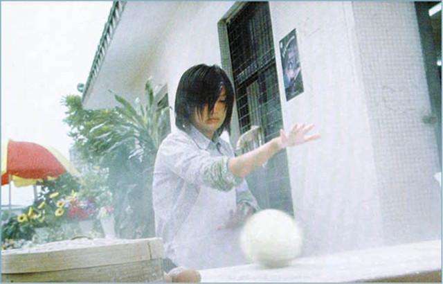 周星驰赵薇少林足球化妆,周星驰拍摄少林足球花絮