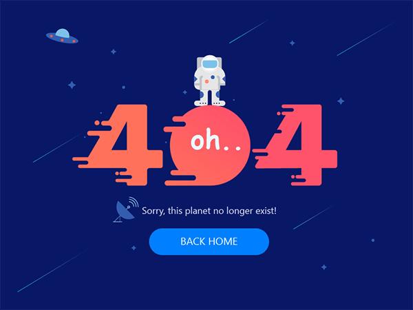 设计404页面的关键,网站404页面的设计方法