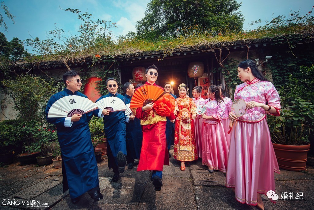 陈晓陈妍希婚礼接亲视频,陈晓陈妍希婚礼掀头纱