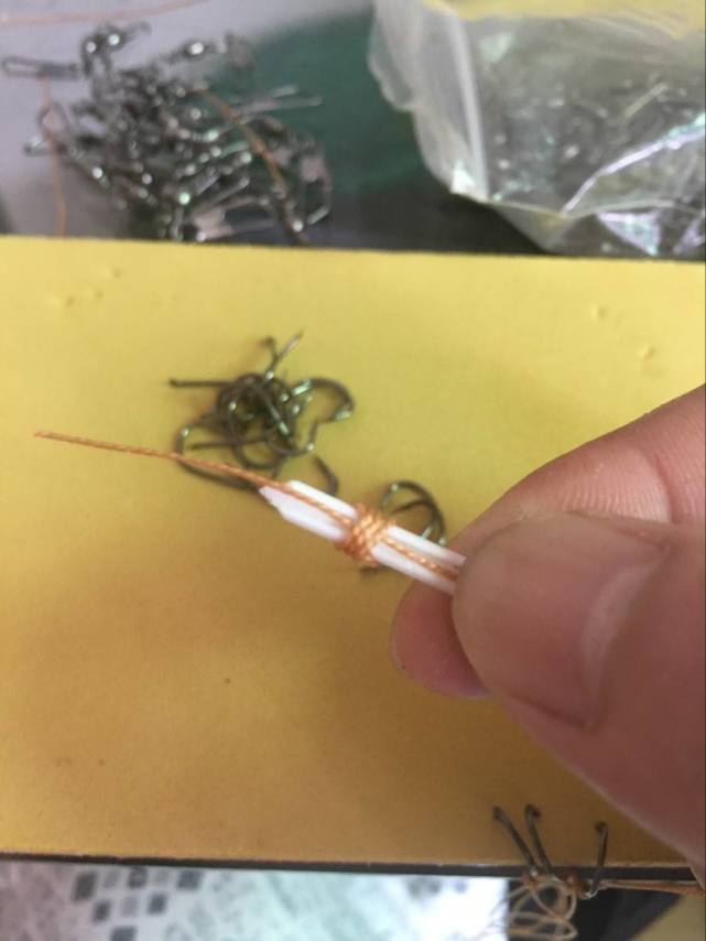 双内走线绑钩，简单易学，永不脱钩！