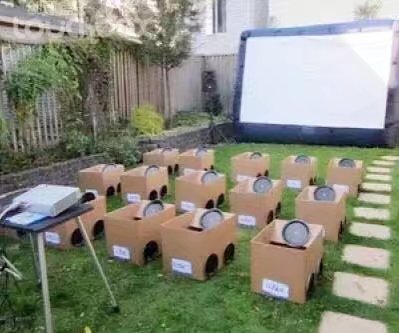 废纸箱做户外儿童玩具,废纸箱做可爱的宝宝