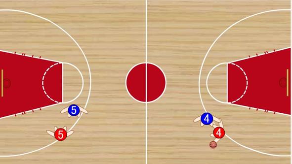 基本篮球运球训练,篮球23联防防守战术