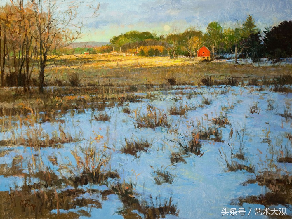 傅大力油画风景写生视频,张冬峰油画风景写生视频