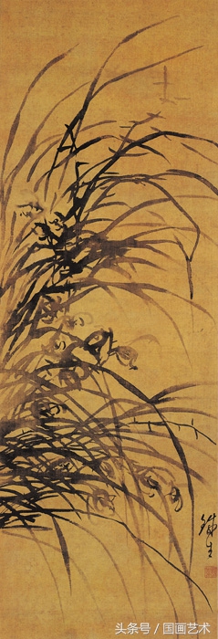 兰图国画图片,国画大师兰草画欣赏