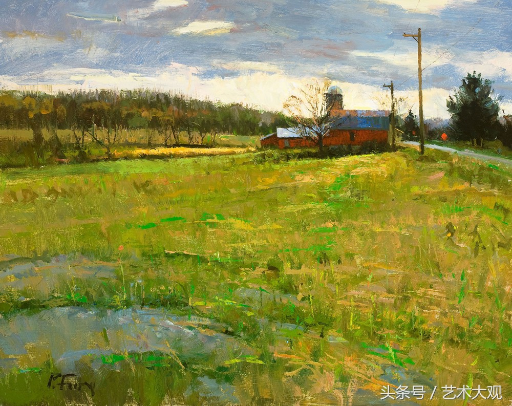 傅大力油画风景写生视频,张冬峰油画风景写生视频