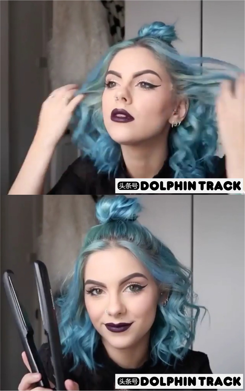 ins短发丝带编发,编发教程ins风短发