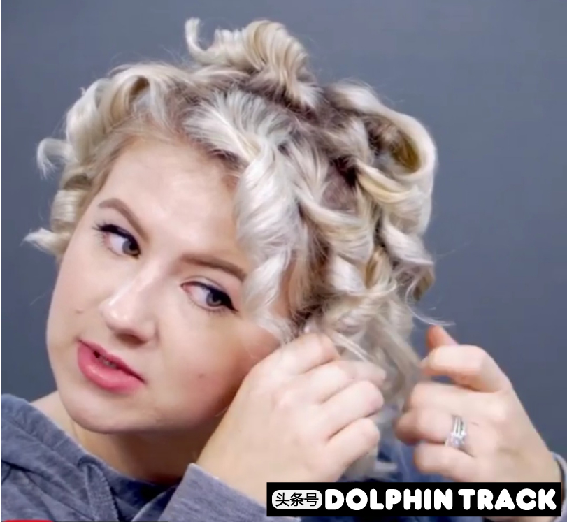ins短发丝带编发,编发教程ins风短发