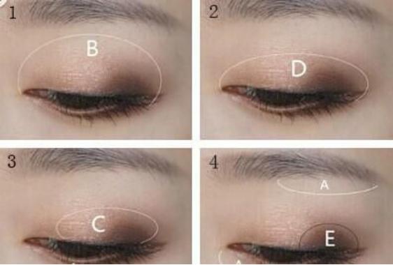 眼影画法万能的眼影搭配,儿童眼影画法舞台妆粉色眼影