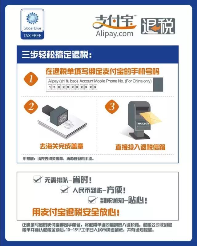 欧洲退税怎么通过支付宝查询,国外机场可以使用支付宝支付吗