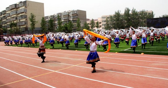济南市中区小学春季运动会,狂欢嘉年华表演