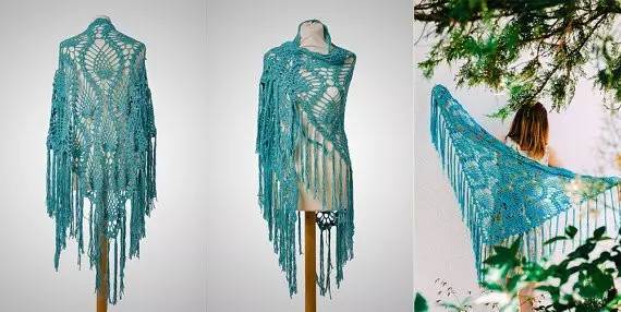 亲手给妈妈钩帽子,送妈妈母亲节礼物披肩