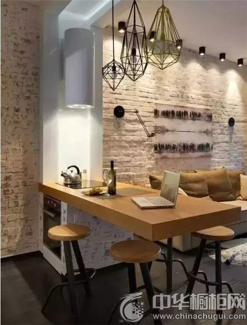 美容院水吧台小资生活,轻奢风特点吧台