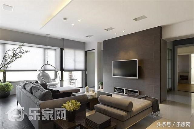 实用电视背景墙图片大全,瓷砖山水画电视背景墙图集