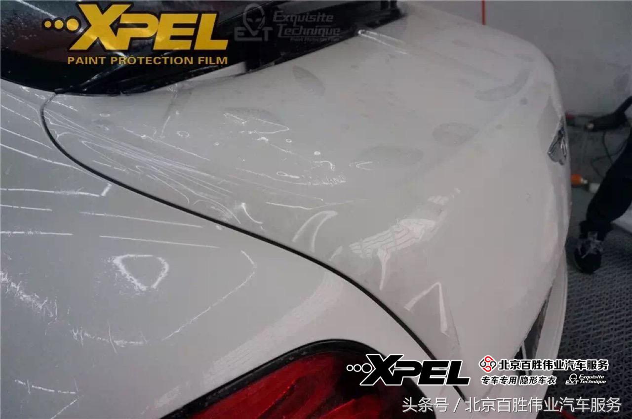 宾利欧陆GT施工XPEL专车专用隐形车衣
