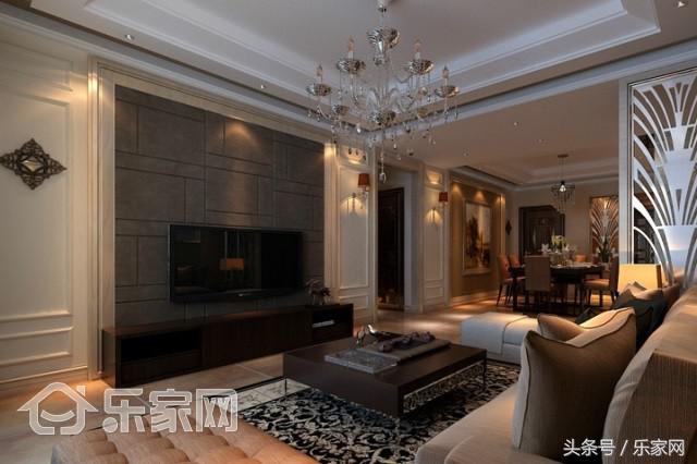 实用电视背景墙图片大全,瓷砖山水画电视背景墙图集