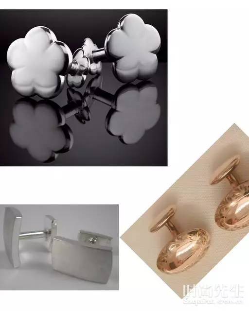 时尚经典袖扣,简约又大气的袖扣第5种