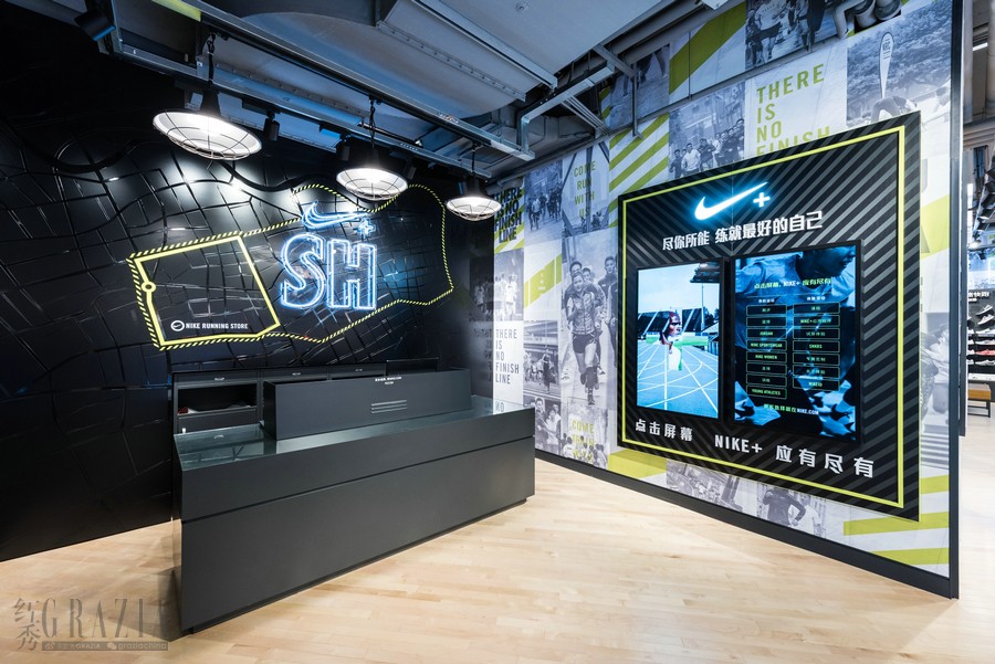 上海耐克跑步体验站,上海耐克三楼