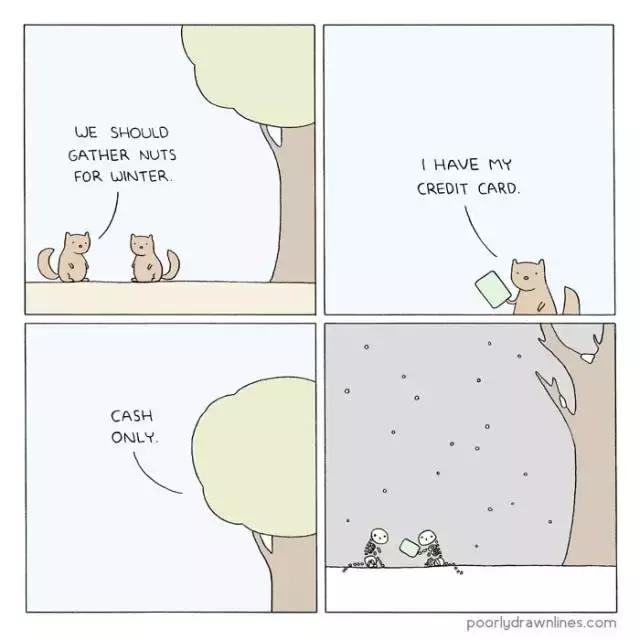 看漫画里这些腹黑烦恼的小动物们，想不对号入座都难