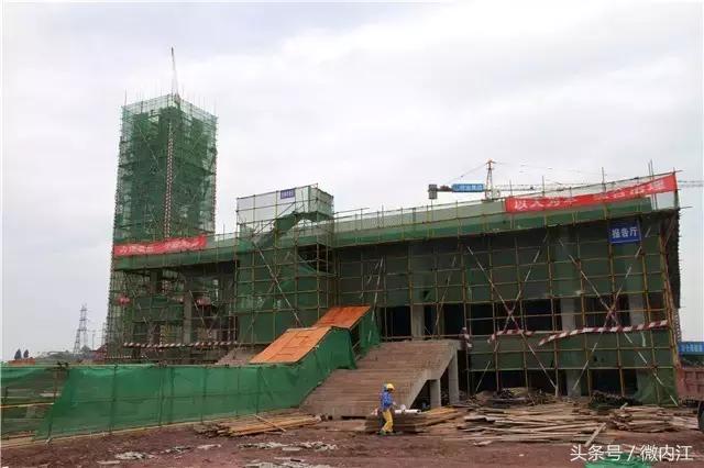 内江六中高新校区修得咋样了？这里有最新消息！（多图，速进！）