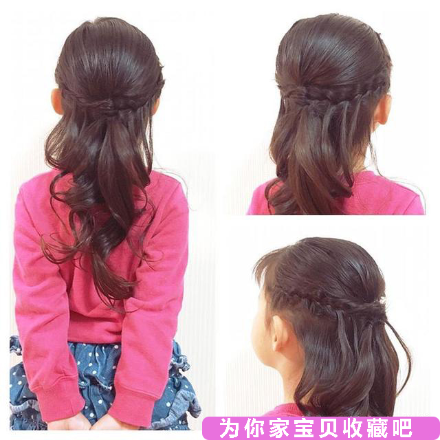 闺蜜发型怎么扎又简单又可爱,小女孩子发型扎法简单又可爱