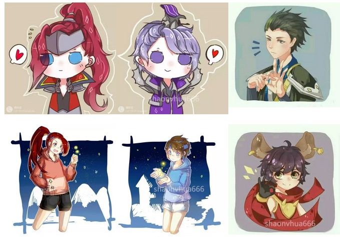 2020甜到虐狗的情侣头像王者光荣,王者光荣情侣头像一男一女校园