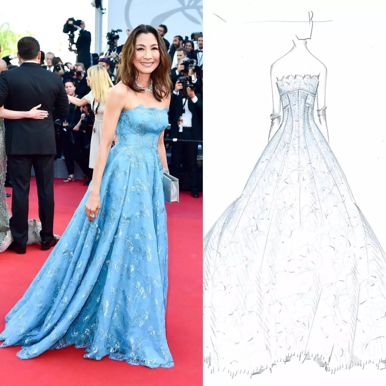 微商走戛纳红毯,网红微商现身戛纳电影节