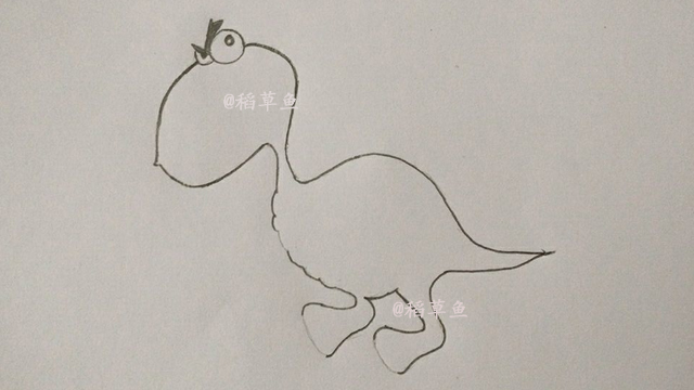 儿童简笔画恐龙大全简单又漂亮,恐龙简笔画大全100种喷火龙