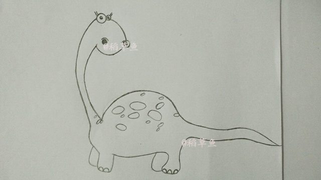 儿童简笔画恐龙大全简单又漂亮,恐龙简笔画大全100种喷火龙