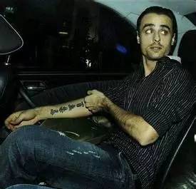 有藏文纹身的球星,有汉字纹身的球星