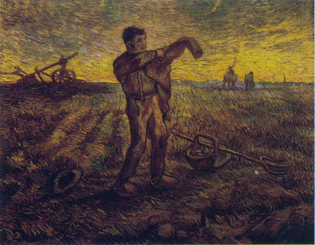 梵高圣玛丽海景,梵高圣玛丽海景画中人