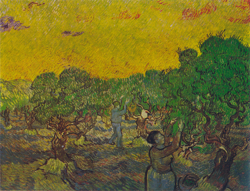 梵高圣玛丽海景,梵高圣玛丽海景画中人