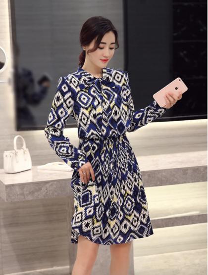 优雅气质高端的连衣裙雪纺,春秋雪纺连衣裙气质高级感轻奢