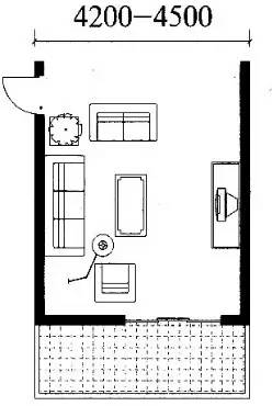 公寓户型尺寸布置图,公寓入户门标准尺寸