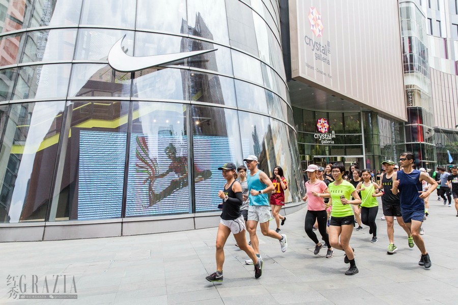 上海耐克跑步体验站,上海耐克三楼