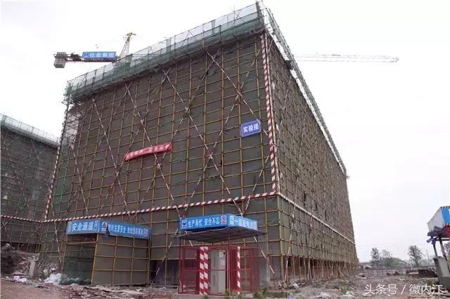 内江六中高新校区修得咋样了？这里有最新消息！（多图，速进！）